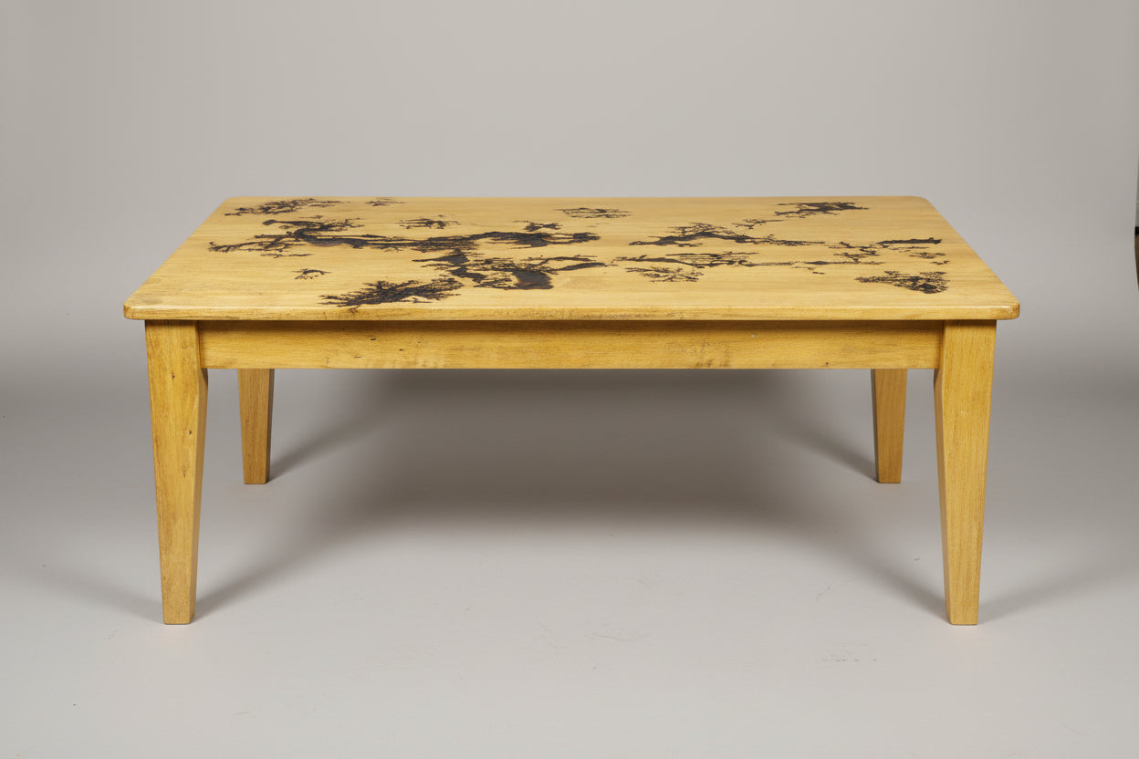 Coffee table maple wood