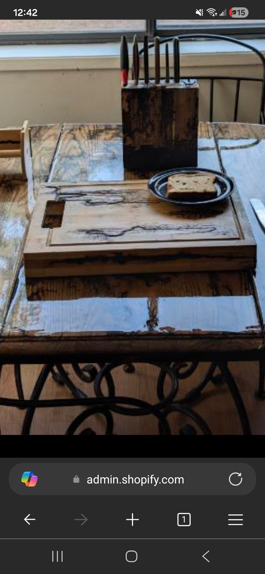 Custom  cutting board one of a kind